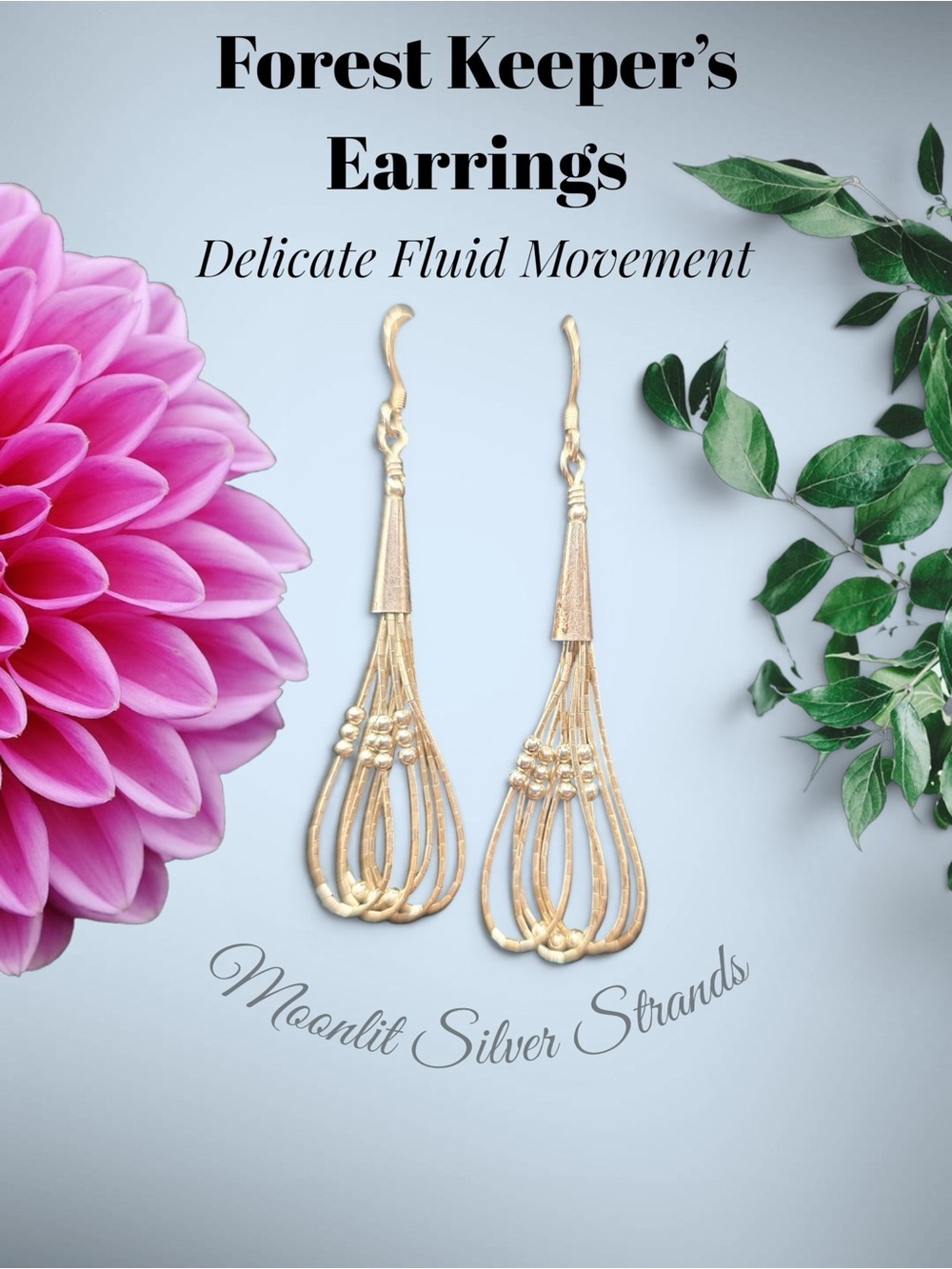 Vintage Sterling Silver Dangle Earrings | The Forest Keeper’s Gift ⭐